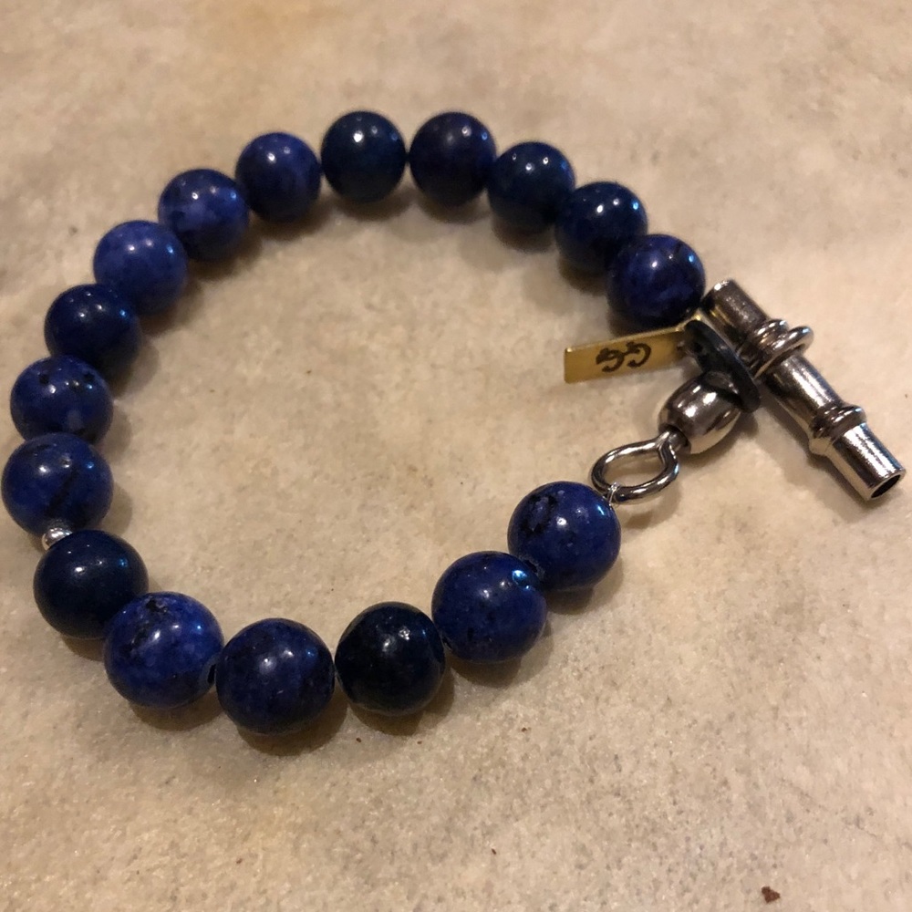 Blue Lapis Cobalt sport fishing bracelet